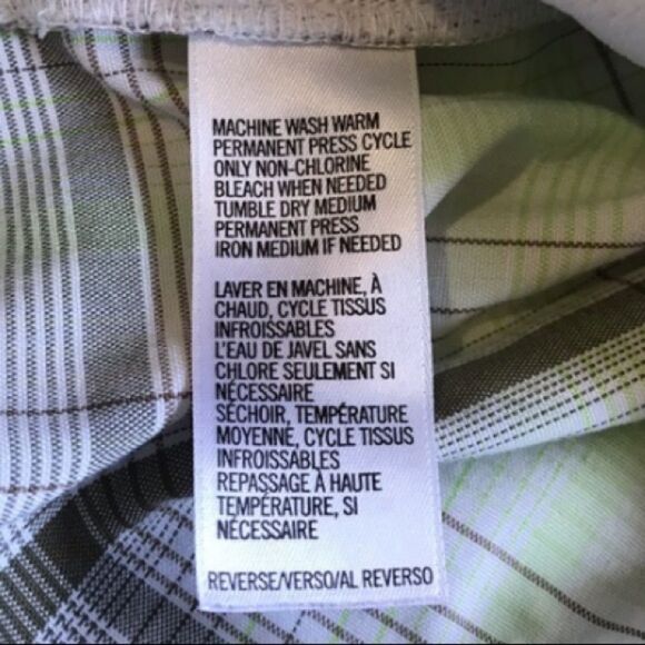 IZOD PerformX Women’s Preppy Plaid Bermuda Golf Shorts Sz 4 - Picture 6 of 7